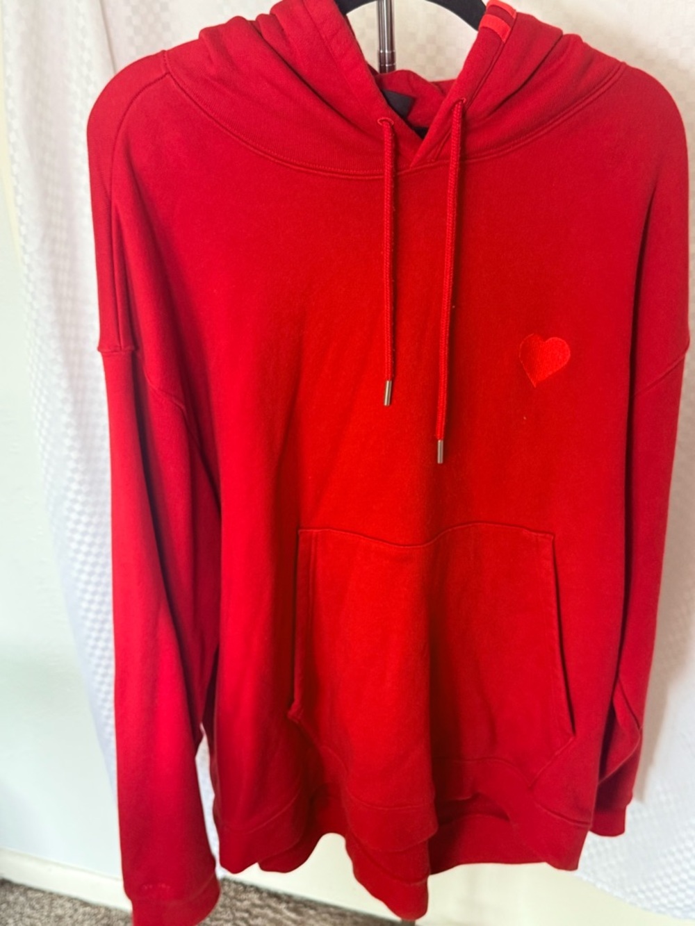 IVY PARK Red Hooded Pullover Sweatshirt